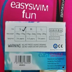 EasySwim Fun - Zwemvest/Drijfvest Kind - Roze - Maat S: 13-16 Kg -NIJDAM Sport & Spel Winkel 1200x1200 294