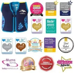 Konfidence - Zwemvest/Drijfvest Kind - Blauw - 1,5-3 Jaar / 12-20 Kg -NIJDAM Sport & Spel Winkel 1200x1200 339