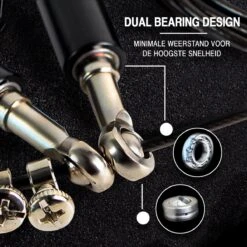 DK.® Professioneel Crossfit & Fitness Springtouw - Speedrope - Jump Rope - Voor Volwassenen En Kinderen - Blauw -NIJDAM Sport & Spel Winkel 1200x1200 34