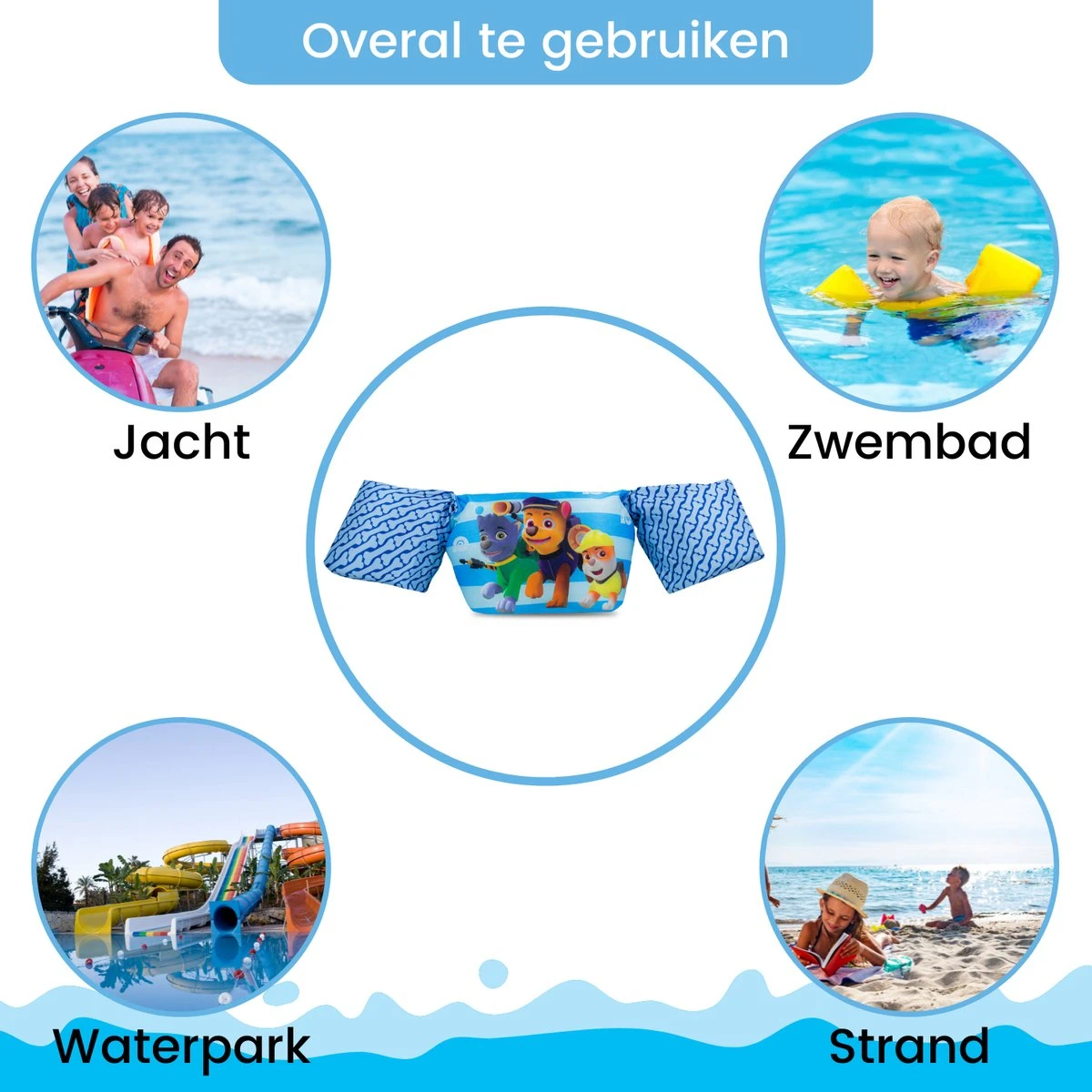 Zwemvest Kind - Zwembandjes - Puddle Jumper - Drijfvest Kind - 2-6 Jaar - 14-25kg - Blauw 4 Zwemvest Kind - Zwembandjes - Puddle Jumper - Drijfvest Kind - 2-6 Jaar - 14-25kg - Blauw - Afbeelding 4