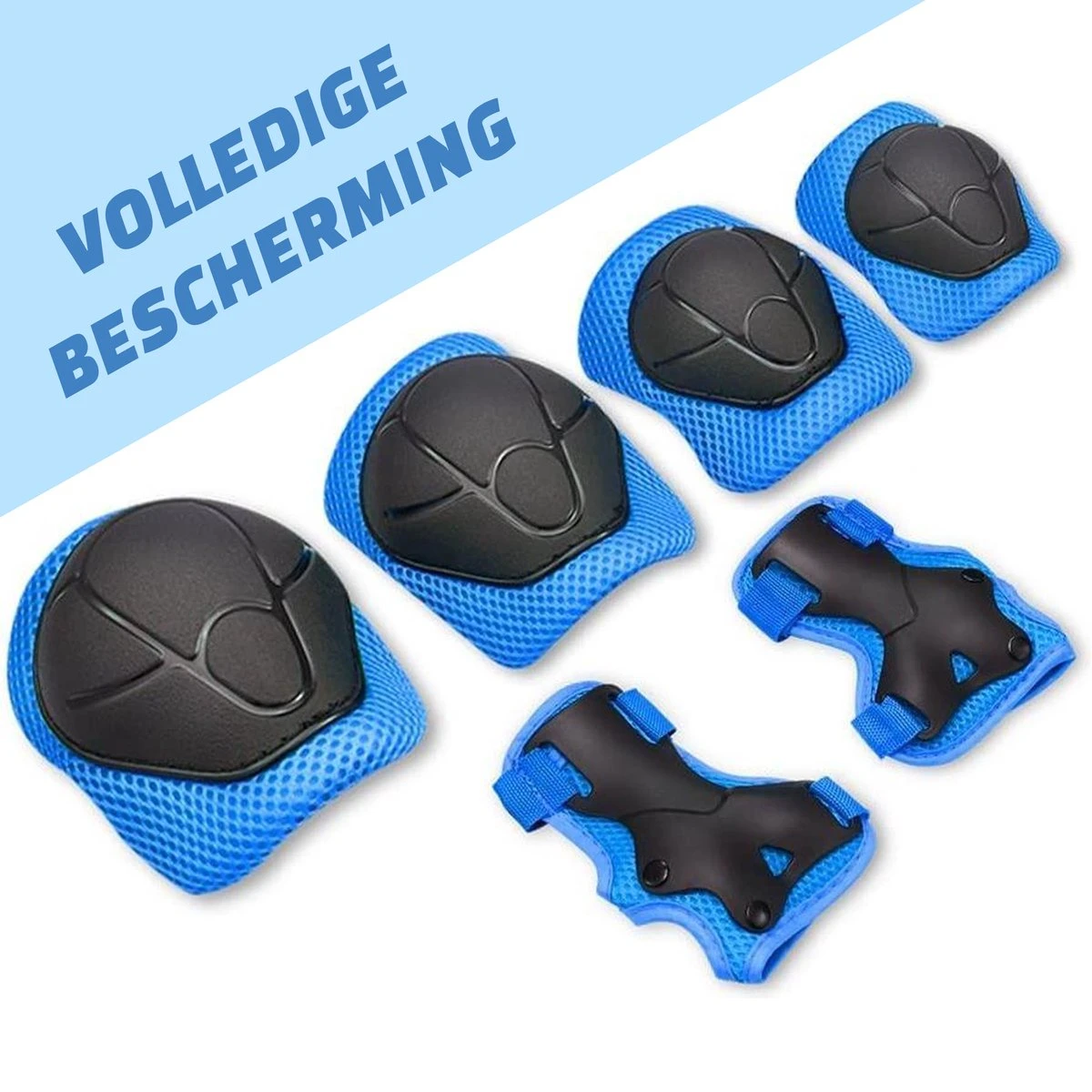 Bolke® - Skate Beschermset - Skeeler Beschermset - Skate Bescherming - Skeeler Beschermset Kinderen - Fietsbescherming - Sportbescherming 8 Bolke® - Skate Beschermset - Skeeler Beschermset - Skate Bescherming - Skeeler Beschermset Kinderen - Fietsbescherming - Sportbescherming - Afbeelding 8