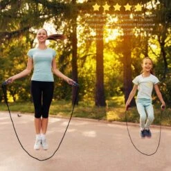 Merkloos Professioneel Springtouw Met Extra Gewicht - Sport - Verstelbaar - Verzwaard - Rood - Volwassen En Kinderen - Touwtje Springen - Speedrope Conditie & Krachttraining - Thuis Oefeningen & Buitensport Fitness Artikelen -NIJDAM Sport & Spel Winkel 1200x1200 75