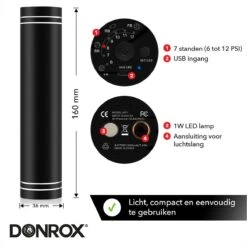 Donrox Play B211 Elektrische Ballenpomp - Voetbalpomp Inclusief Naalden - Oplaadbaar - Autostop 12 Donrox Play B211 Elektrische Ballenpomp - Voetbalpomp Inclusief Naalden - Oplaadbaar - Autostop -NIJDAM Sport & Spel Winkel 1200x1200 89