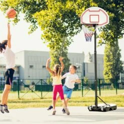 Merkloos Basketbal Korf Op Paal 205/250cm Hoog Basketbalpaal -NIJDAM Sport & Spel Winkel 1200x1200 98
