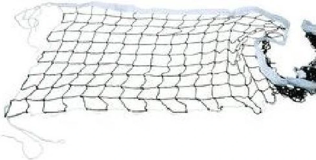 ARO Houseware Volleybalnet Nylon950x100cm Zwart In Tas 2 ARO Houseware Volleybalnet Nylon950x100cm Zwart In Tas - Afbeelding 2