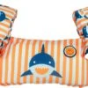 Swim Essentials - Puddle Jumper Zwemvest - Oranje/Blauw Haaien - 2-6 Jaar - 15-30 Kg