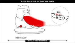 Nijdam IJshockeyschaats Junior Verstelbaar - Hardboot - Zwart/Rood - 38-41 13 Nijdam IJshockeyschaats Junior Verstelbaar - Hardboot - Zwart/Rood - 38-41 -NIJDAM Sport & Spel Winkel 1200x691 6