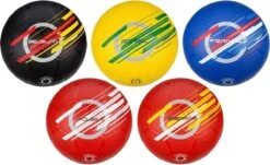 Avento Straatvoetbal - Worldcup - Rood/Wit/Zwart - 5 -NIJDAM Sport & Spel Winkel 1200x734