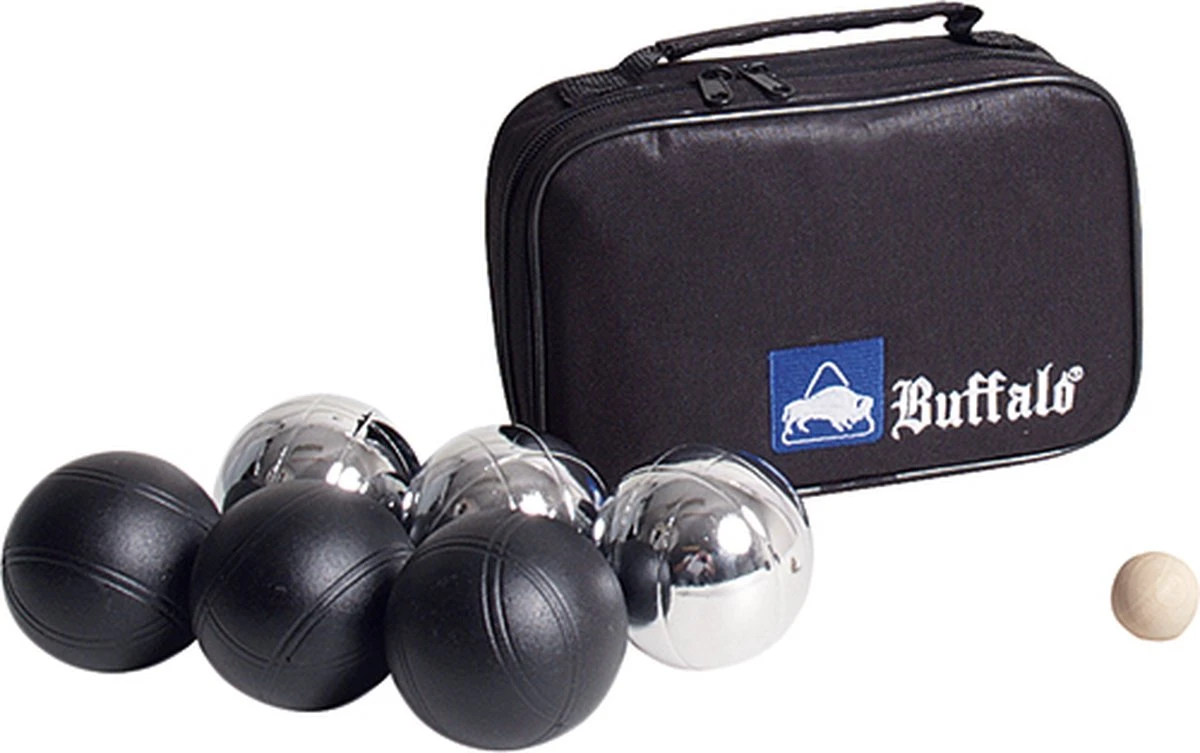 Buffalo Jeu De Boules Set Gepoedercoat Metaal (6st.) 1 Buffalo Jeu De Boules Set Gepoedercoat Metaal (6st.)