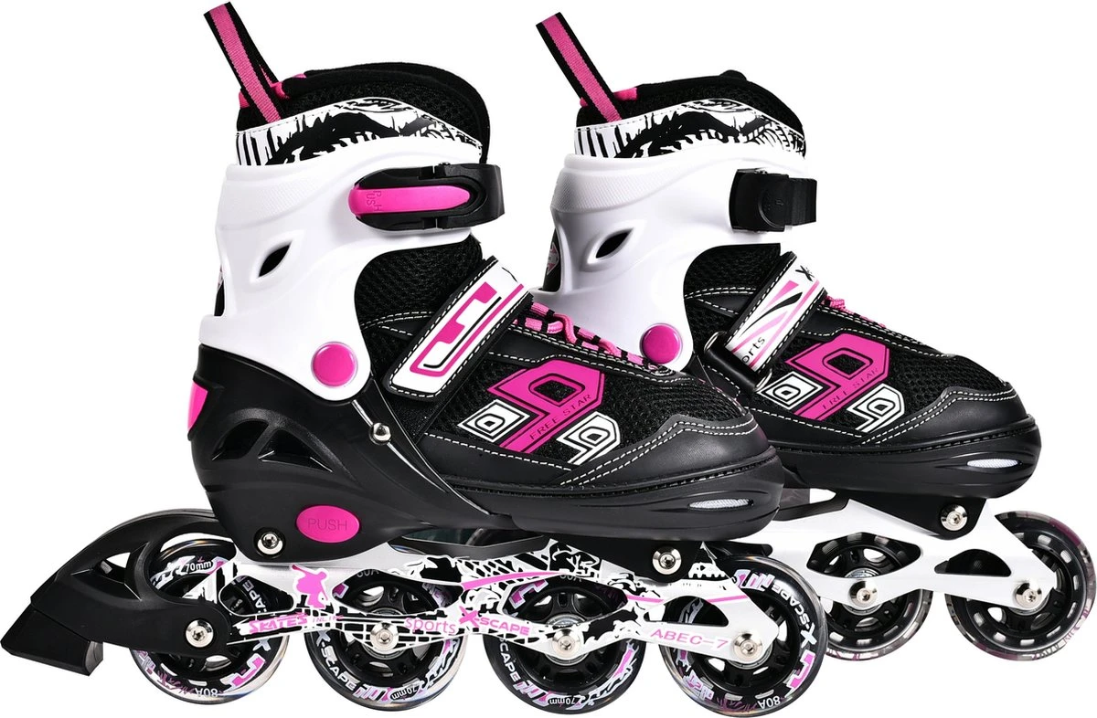 X-Scape Inline Skate Softboot Roze Maat 34-37 1 X-Scape Inline Skate Softboot Roze Maat 34-37