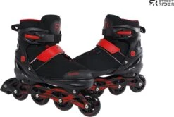 Street Rider Inline Skates - Verstelbaar - Skeeler - Rood/ Zwart - Maat 33/37 -NIJDAM Sport & Spel Winkel 1200x805 2