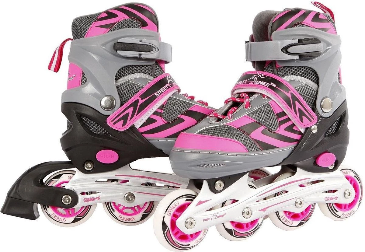 Inline Skates Roze 30-33 - Skates Meisjes Verstelbaar 1 Inline Skates Roze 30-33 - Skates Meisjes Verstelbaar