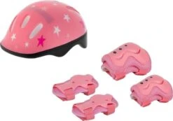 Rebel Step En Skate Beschermingsset In Tas Roze