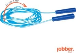 Jobber - Lang Springtouw - Kinderen - Verstelbaar - 5 Meter - BLAUW -NIJDAM Sport & Spel Winkel 1200x845