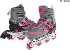 Street Rider Inline Skates - Verstelbaar - Skeeler - Roze/ Grijs - Maat 35/38 -NIJDAM Sport & Spel Winkel 1200x849 2
