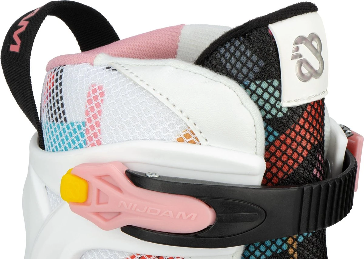 Nijdam Inline Skates Verstelbaar - 38-42 - Fruity Fro-yo - Roze/Wit 7 Nijdam Inline Skates Verstelbaar - 38-42 - Fruity Fro-yo - Roze/Wit - Afbeelding 7