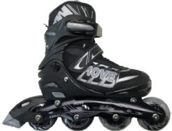 Move Fast Verstelbare Inlineskates / Maat 37-41 / Zwart -NIJDAM Sport & Spel Winkel 1200x912 1