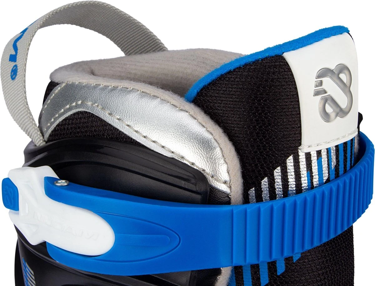 Nijdam Inline Skates Verstelbaar - Go Crossing - Zwart/Blauw - 33-36 3 Nijdam Inline Skates Verstelbaar - Go Crossing - Zwart/Blauw - 33-36 - Afbeelding 3