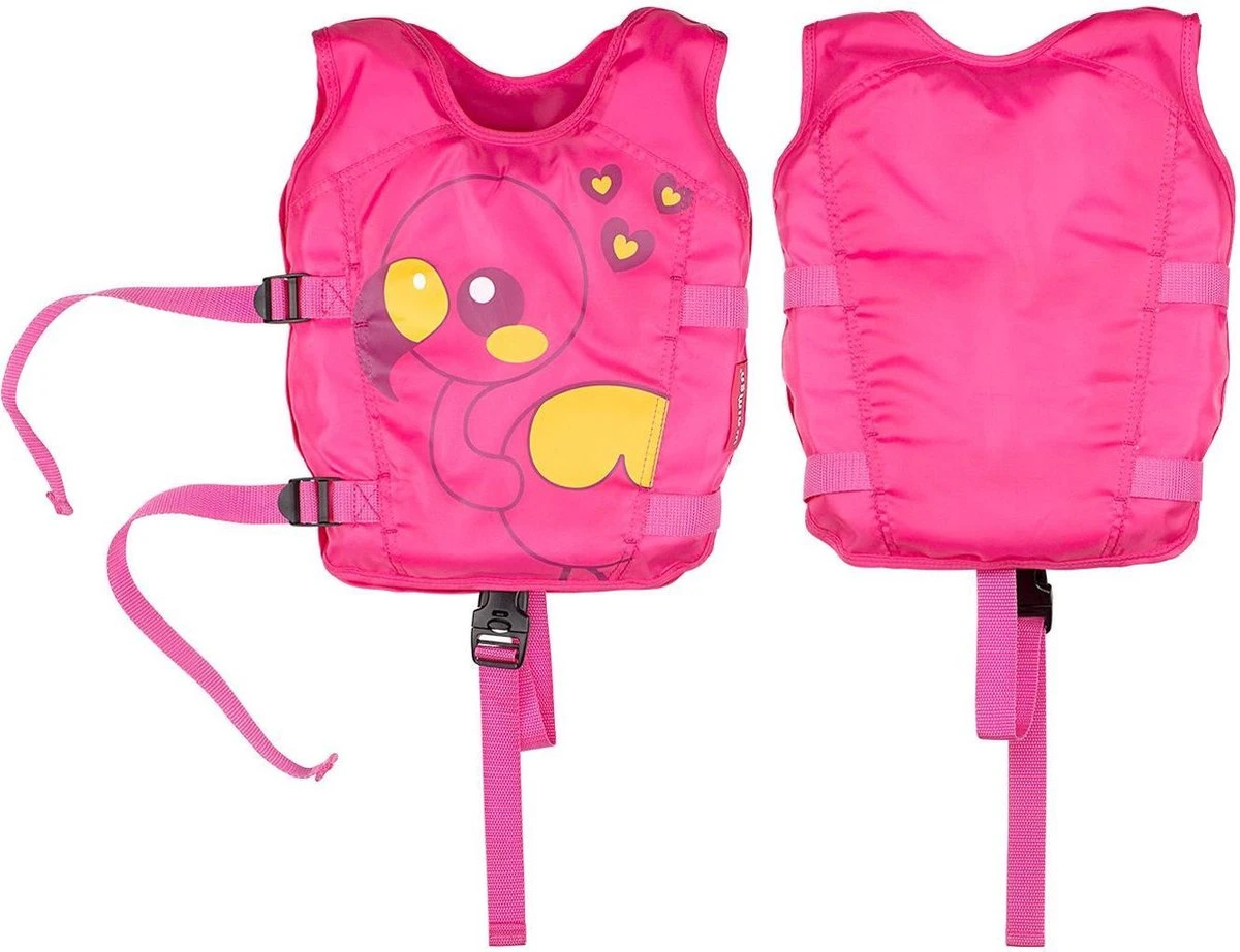 Waimea Zwemvest Dier - 3-6 Jaar - 18-30 Kg - Roze/Oranje/Zwart 10 Waimea Zwemvest Dier - 3-6 Jaar - 18-30 Kg - Roze/Oranje/Zwart - Afbeelding 10