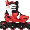 Nijdam Inline Skates Verstelbaar - Red Racer - 33-36
