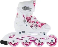 Roces Compy 8.0 Girl Wit/Roze 30-33 17 Roces Compy 8.0 Girl Wit/Roze 30-33 -NIJDAM Sport & Spel Winkel 1200x960