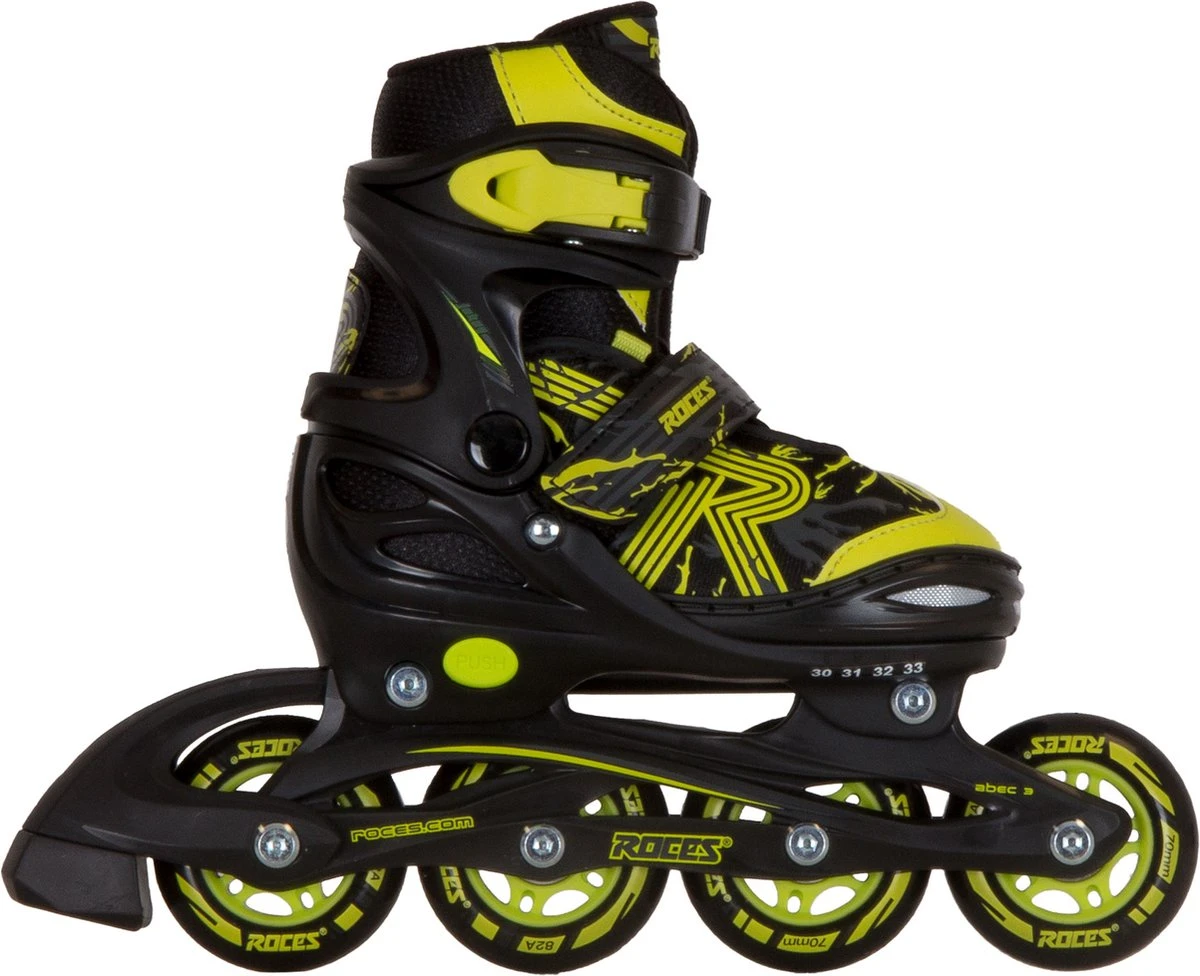 ROCES Inlineskates Kinderen JOKEY 3.0 BOY - Zwart/Groen 34-37 2 ROCES Inlineskates Kinderen JOKEY 3.0 BOY - Zwart/Groen 34-37 - Afbeelding 2