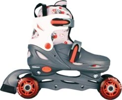 Nijdam Inline Junior 3-in-1 Verstelbaar - Hardboot - Grijs - 27-30 -NIJDAM Sport & Spel Winkel 1200x978