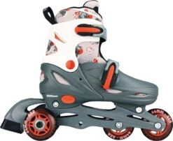 Nijdam Inline Junior 3-in-1 Verstelbaar - Hardboot - Grijs - 27-30 -NIJDAM Sport & Spel Winkel 1200x980