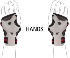 Nijdam Beschermset Junior - Vulcano - Zwart/Grijs/Rood - S 15 Nijdam Beschermset Junior - Vulcano - Zwart/Grijs/Rood - S -NIJDAM Sport & Spel Winkel 1200x996