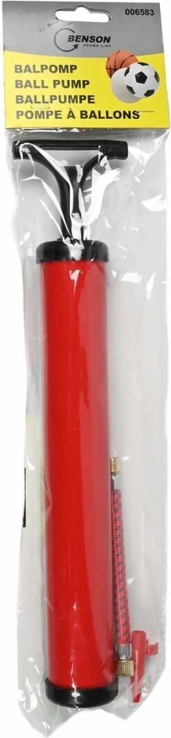 Benson Ballenpomp Met Slang En Naald - Kleurenmix - Per Stuk -NIJDAM Sport & Spel Winkel 279x1200