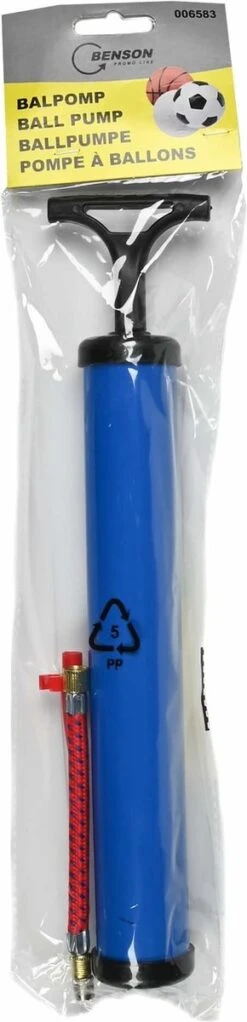 Benson Ballenpomp Met Slang En Naald - Kleurenmix - Per Stuk -NIJDAM Sport & Spel Winkel 290x1200