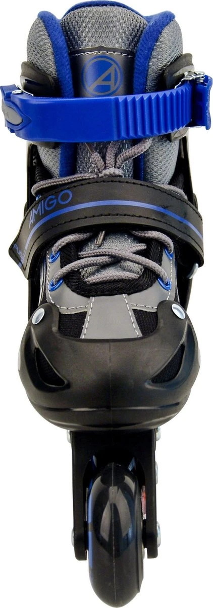 AMIGO Fuse Inlineskates - Skeelers Voor Jongens En Meisjes - Zwart/Blauw - Maat 34-37 2 AMIGO Fuse Inlineskates - Skeelers Voor Jongens En Meisjes - Zwart/Blauw - Maat 34-37 - Afbeelding 2