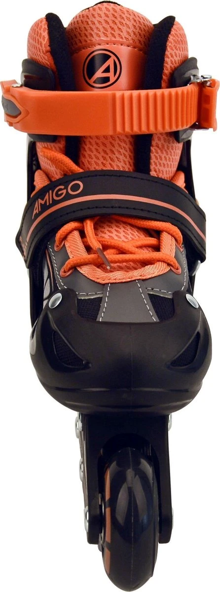 AMIGO Fuse Inlineskates - Skeelers Voor Jongens En Meisjes - Zwart/Oranje - Maat 34-37 2 AMIGO Fuse Inlineskates - Skeelers Voor Jongens En Meisjes - Zwart/Oranje - Maat 34-37 - Afbeelding 2