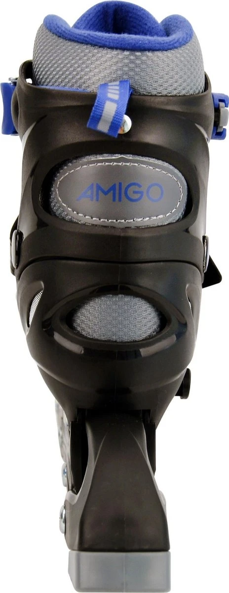 AMIGO Fuse Inlineskates - Skeelers Voor Jongens En Meisjes - Zwart/Blauw - Maat 34-37 3 AMIGO Fuse Inlineskates - Skeelers Voor Jongens En Meisjes - Zwart/Blauw - Maat 34-37 - Afbeelding 3