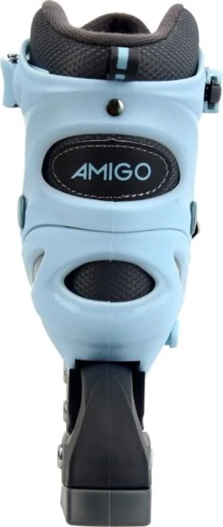 AMIGO Fuse Inlineskates - Skeelers Voor Jongens En Meisjes - Zwart/Lichtblauw - Maat 30-33 -NIJDAM Sport & Spel Winkel 509x1200