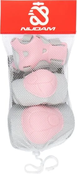 Nijdam Skate Beschermset Kinderen - Concrete Rose - Roze/Grijs - L 10 Nijdam Skate Beschermset Kinderen - Concrete Rose - Roze/Grijs - L -NIJDAM Sport & Spel Winkel 533x1200