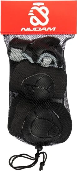 Nijdam Skate Beschermset Kinderen - Neo Nero - Zwart/Grijs - L 8 Nijdam Skate Beschermset Kinderen - Neo Nero - Zwart/Grijs - L -NIJDAM Sport & Spel Winkel 541x1200 1