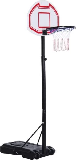 Merkloos Basketbal Korf Op Paal 205/250cm Hoog Basketbalpaal