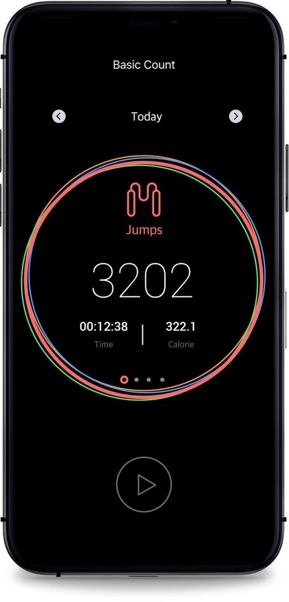 SmartRope Rookie - Springtouw Met Mobiele App - Fitness Springtouw Met Teller - Verstelbaar Springtouw - Touwtje Springen - Skipping Rope - Touwtje Springen - Fitness - Boksen - Krachttraining - Crossfit - Zwart 5 SmartRope Rookie - Springtouw Met Mobiele App - Fitness Springtouw Met Teller - Verstelbaar Springtouw - Touwtje Springen - Skipping Rope - Touwtje Springen - Fitness - Boksen - Krachttraining - Crossfit - Zwart - Afbeelding 5