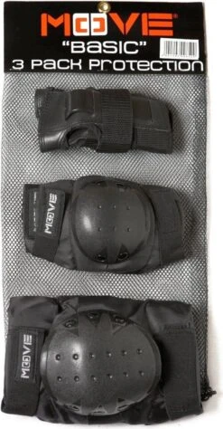 Move Valbescherming SetKinderen - Zwart,grjs -NIJDAM Sport & Spel Winkel 625x1200