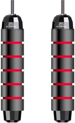 Fitnessim - Kogeldraad Springtouwen - Professioneel Sport Springtouw - Verzwaard & Verstelbaar - Skipping Jump Rope - Voor Kinderen En Volwassenen - Speedrope Conditie & Krachttraining - Thuis Oefeningen & Buitensport Fitness Artikelen - Goedkoop -NIJDAM Sport & Spel Winkel 732x1200