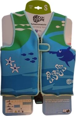 Beco Sealife - Zwemvest/Drijfvest Kind - Blauw/Groen - S: 15-18 Kg 10 Beco Sealife - Zwemvest/Drijfvest Kind - Blauw/Groen - S: 15-18 Kg -NIJDAM Sport & Spel Winkel 790x1200