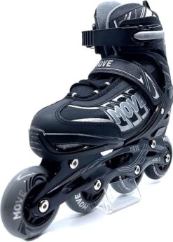 Move Fast Verstelbare Inlineskates / Maat 37-41 / Zwart