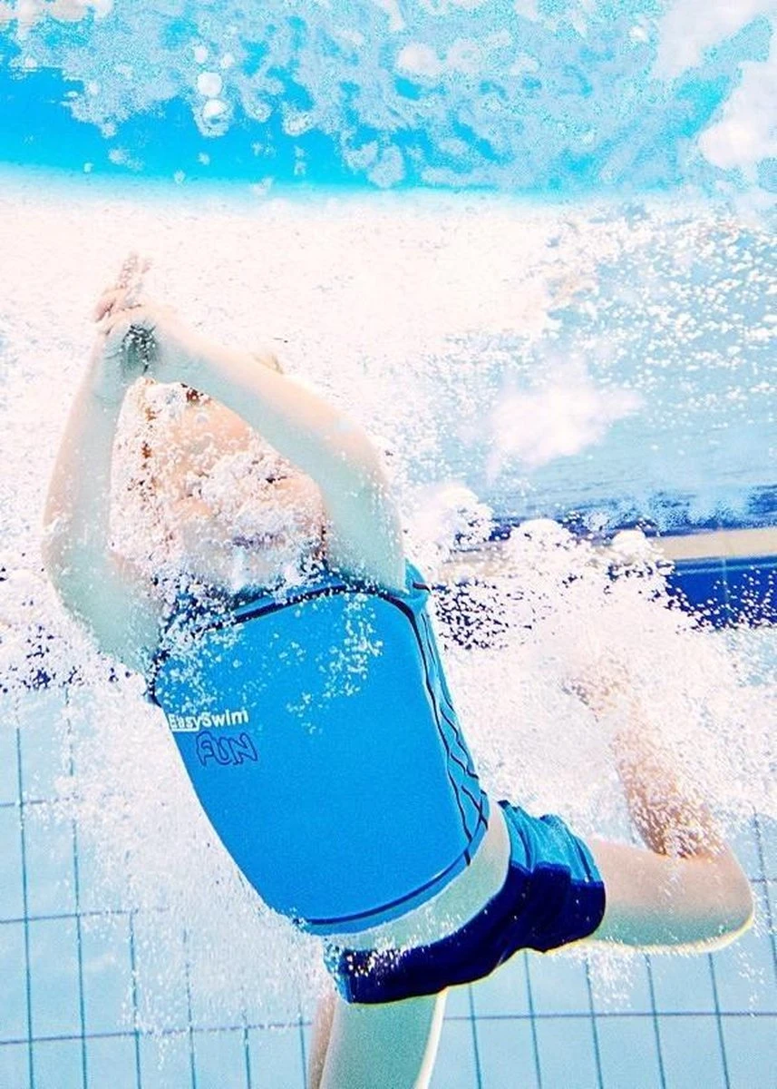 EasySwim Fun - Zwemvest/Drijfvest Kind - Blauw - Maat M : 17-23 Kg 3 EasySwim Fun - Zwemvest/Drijfvest Kind - Blauw - Maat M : 17-23 Kg - Afbeelding 3