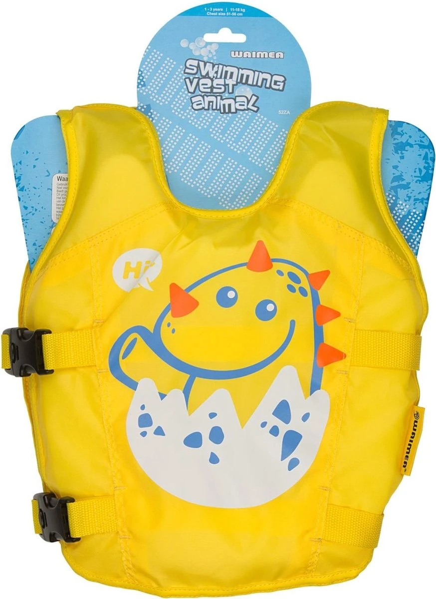 Waimea Zwemvest Dier - 1-3 Jaar - 11-18 Kg - Geel/Blauw/Wit 10 Waimea Zwemvest Dier - 1-3 Jaar - 11-18 Kg - Geel/Blauw/Wit - Afbeelding 10