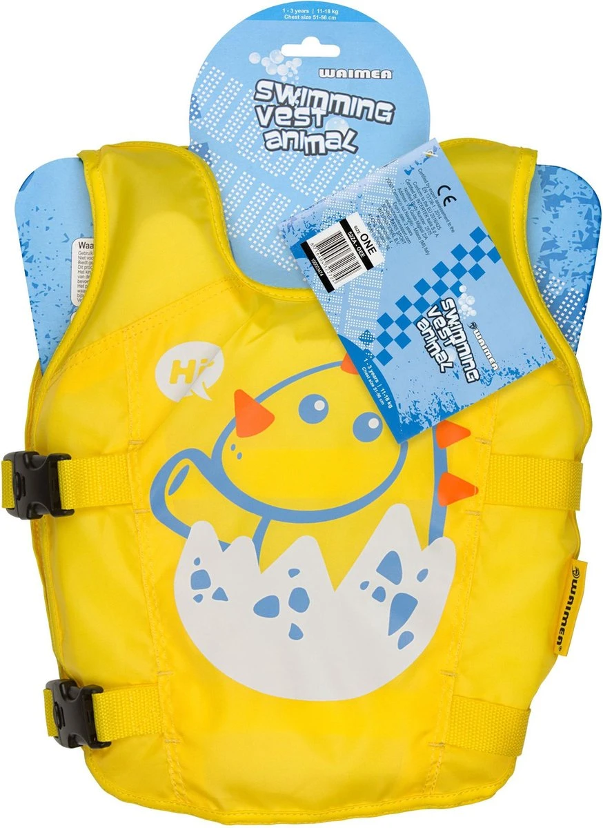 Waimea Zwemvest Dier - 1-3 Jaar - 11-18 Kg - Geel/Blauw/Wit 8 Waimea Zwemvest Dier - 1-3 Jaar - 11-18 Kg - Geel/Blauw/Wit - Afbeelding 8