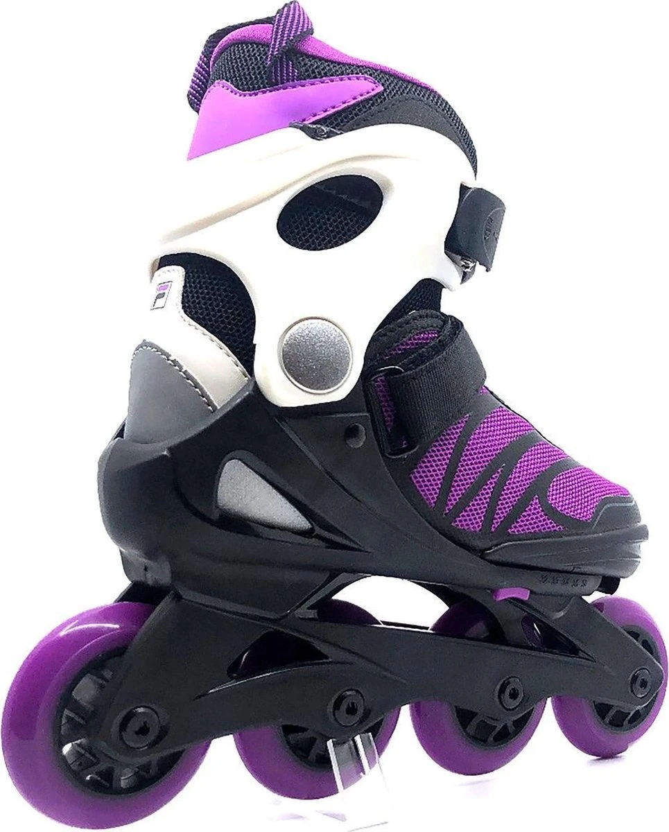 Fila J-ONE 21 Verstelbare Kinder Inline Skates - Zwart / Magenta - Maat 32/36 3 Fila J-ONE 21 Verstelbare Kinder Inline Skates - Zwart / Magenta - Maat 32/36 - Afbeelding 3