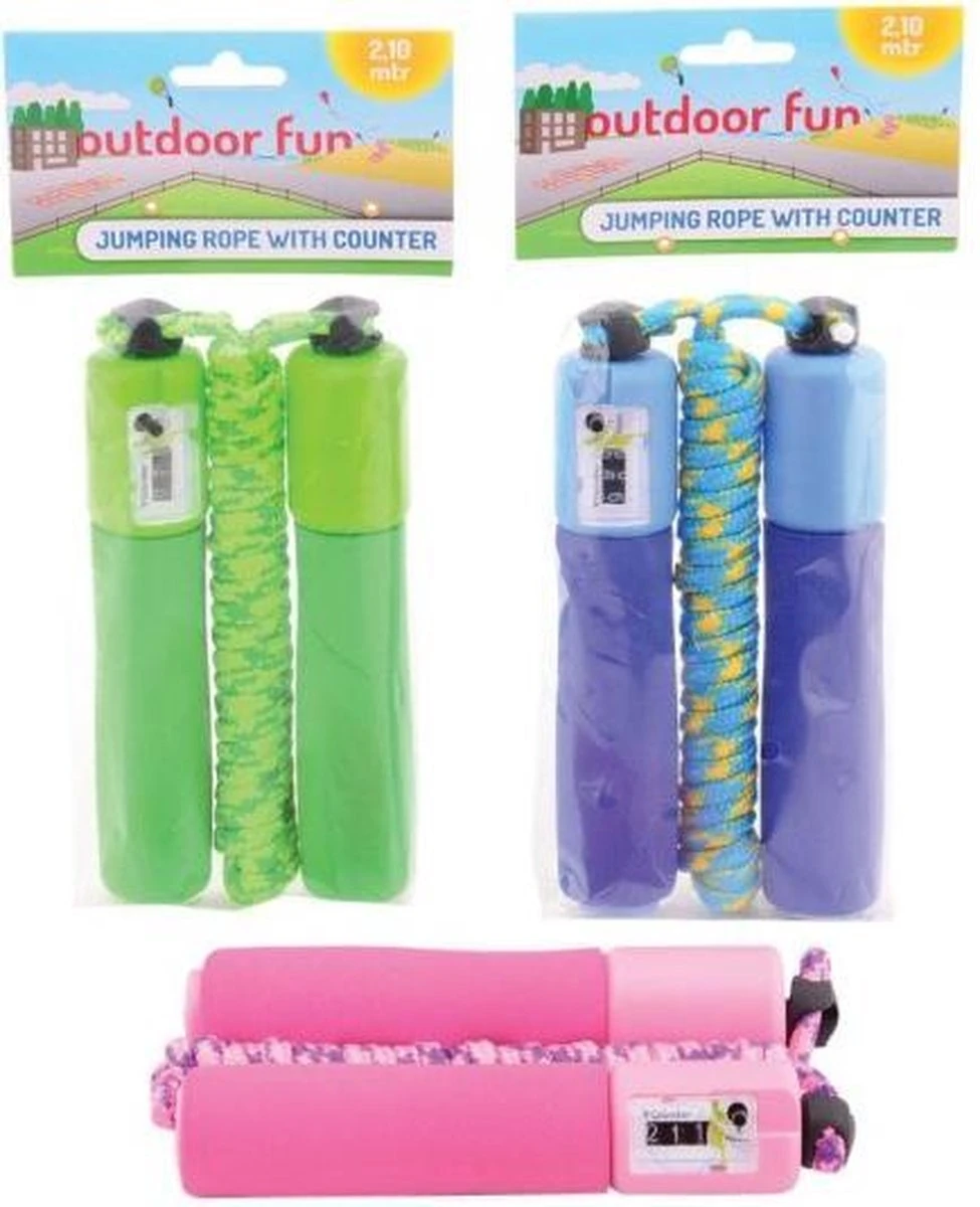 Johntoy Springtouw Met Teller - Assorti 6 Johntoy Springtouw Met Teller - Assorti - Afbeelding 6