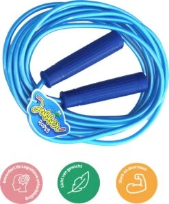 Jobber - Lang Springtouw - Kinderen - Verstelbaar - 5 Meter - BLAUW